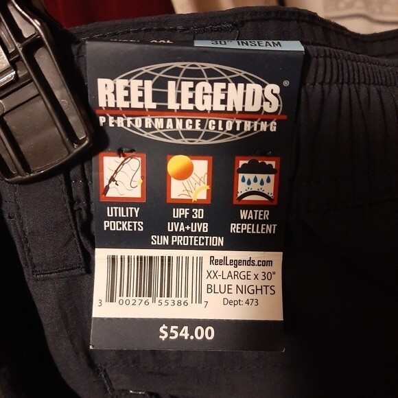 Reel Legends Performance Convertible Outdoor Pants Shorts Size XXL - Picture 15 of 15